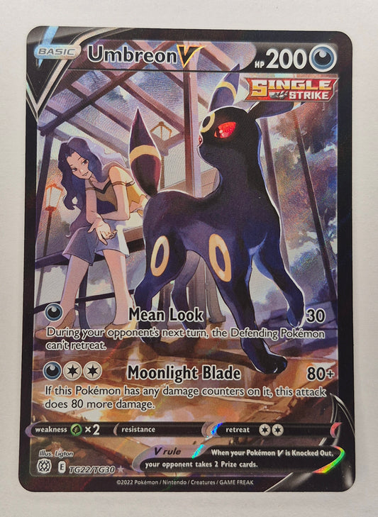 2022 Pokémon SWSH Brilliant Stars TG22/TG30 Umbreon V Full Art