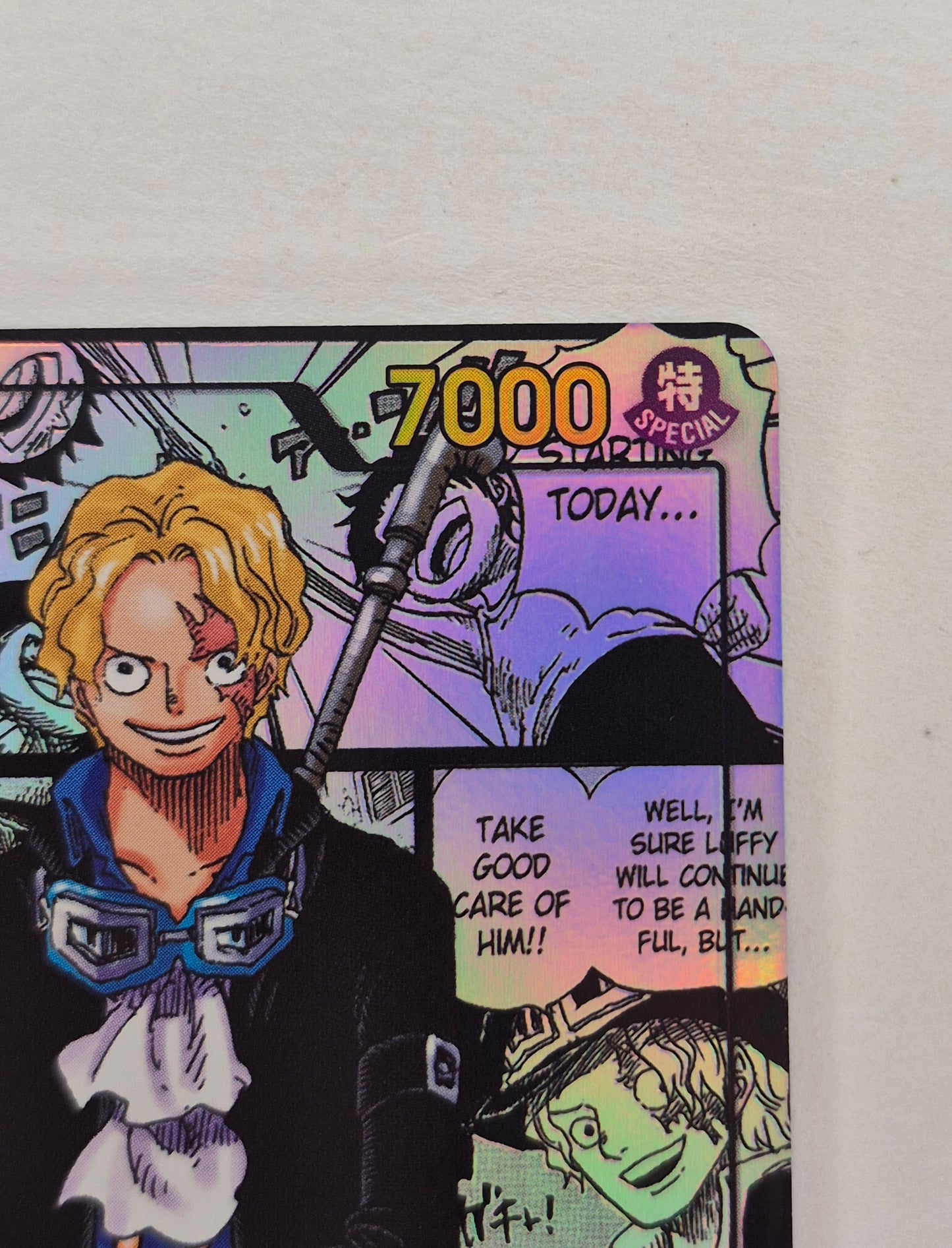 Sabo Op13-120 carrying On His Will Manga Alternate Art ONE PIECE NM