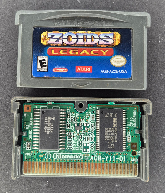 Zoids Legacy GBA Cartridge Nintendo Game Boy Advance USA Tested & Cleaned