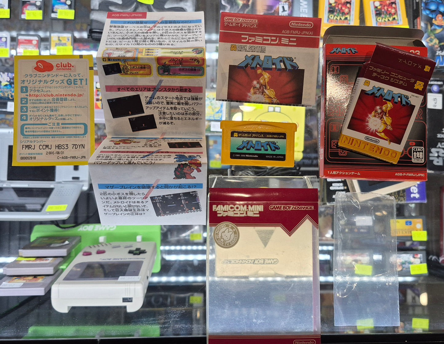 METROID Japanese Famicom Mini Gameboy Advance Nintendo C.I.B Tested