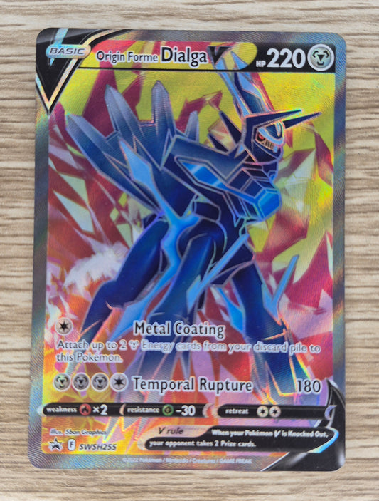 Pokemon Card Origin Forme Dialga V (SWSH255) Promo Sword and Shield Promo