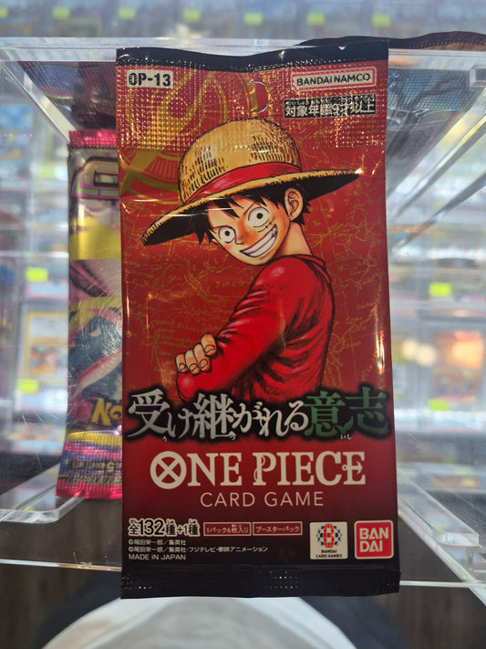 One-Piece Japanese OP-13 Carrying One-Piece his Will Booster Pack