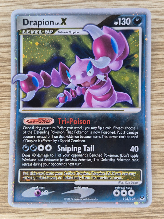 Pokémon TCG Drapion LV.X Platinum 123/127 Holo Rare Holo LV.X LP