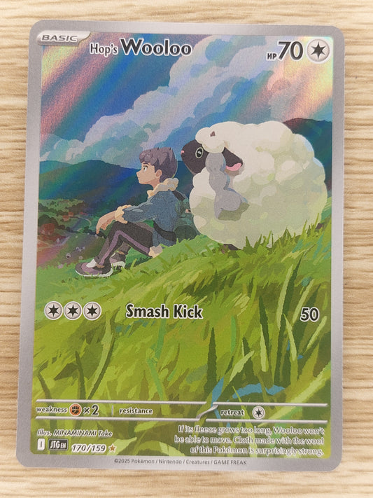 Hop's Wooloo - 170/159 - Illustration Rare - Journey Together - Pokemon - NM/M