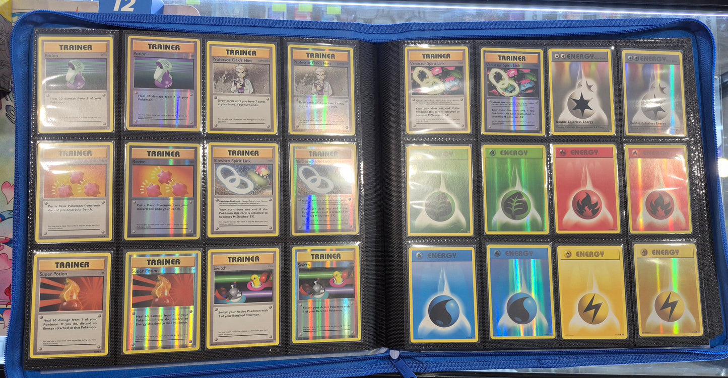 2016 Pokémon Evolutions Master Set inc.all Reverse Holo Cards in Palms Off Binder LP/NM