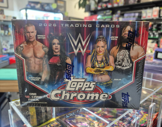 2026 TOPPS CHROME WWE WRESTLING FACTORY SEALED BREAKERS DELIGHT BOX NEW
