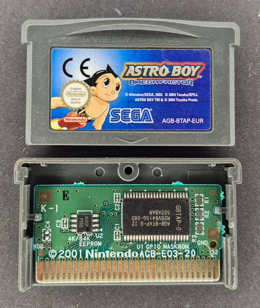 Astro Boy Omega Factor(EUR) Nintendo Game Boy Advance Game Cartridge SEGA - Tested