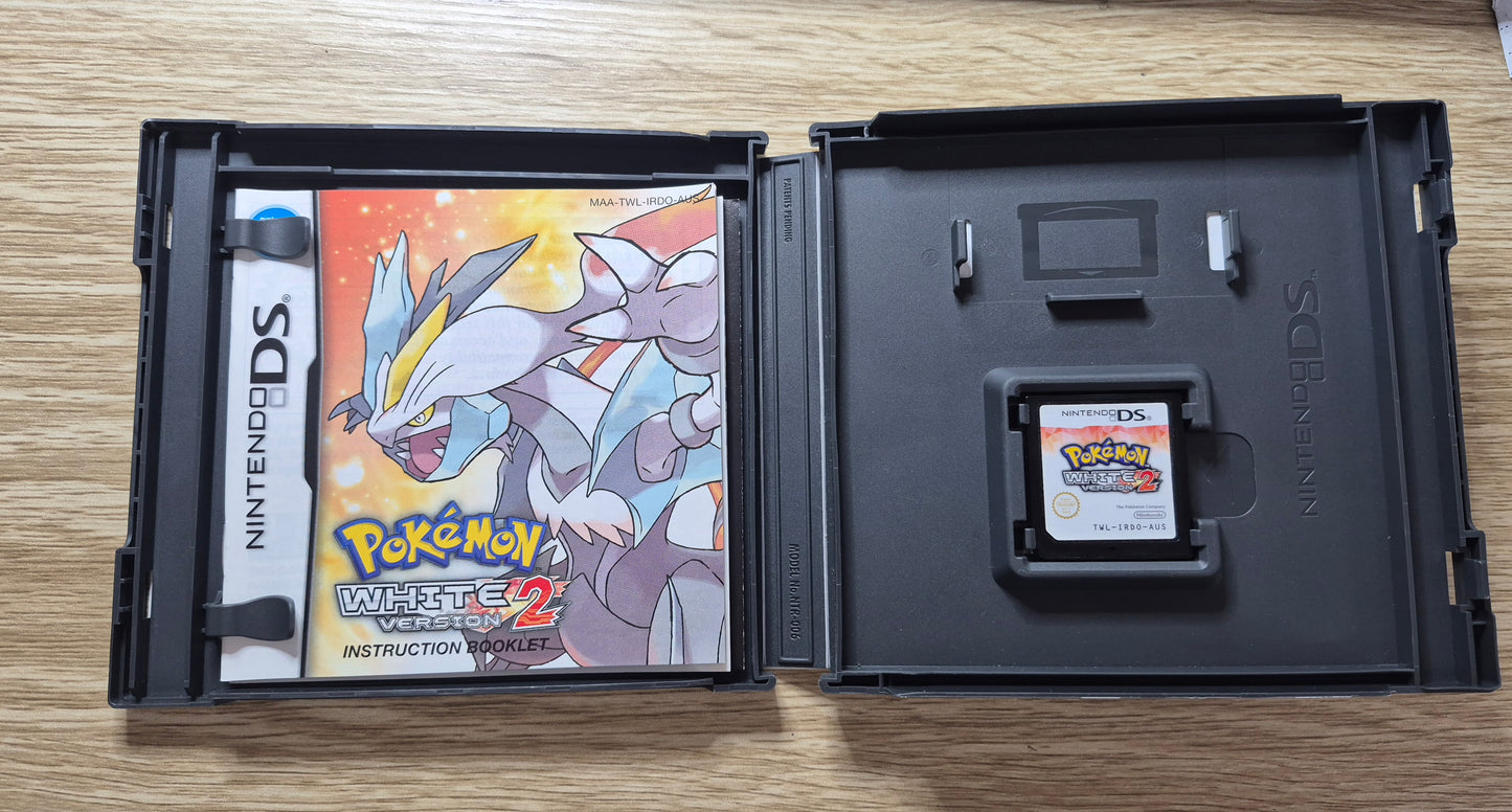Pokemon: White Version 2 (DS, 2012) Game Boxed,Manual Tested & Fully Working