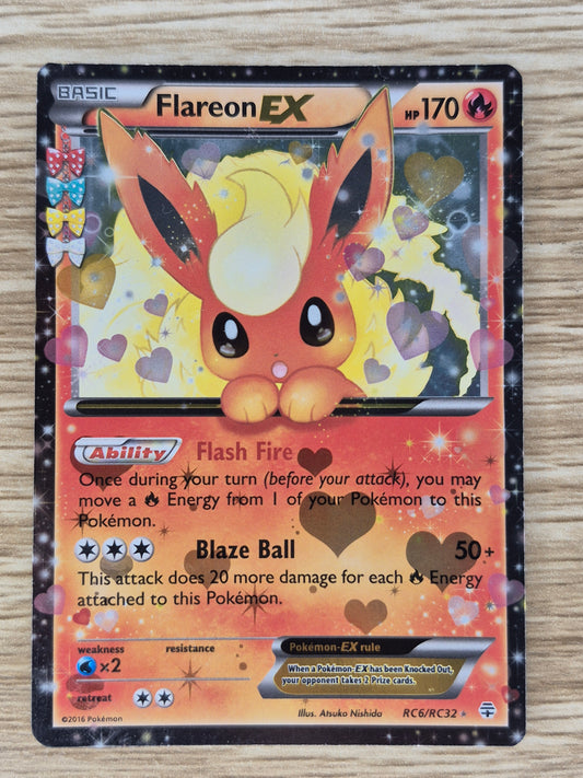 2016 Pokemon Radiant Collection RC6/RC32 Flareon Ex MP