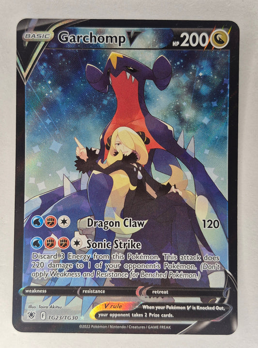Pokémon TCG Garchomp V tg23/tg30 Rare Holo Astral Radiance LP