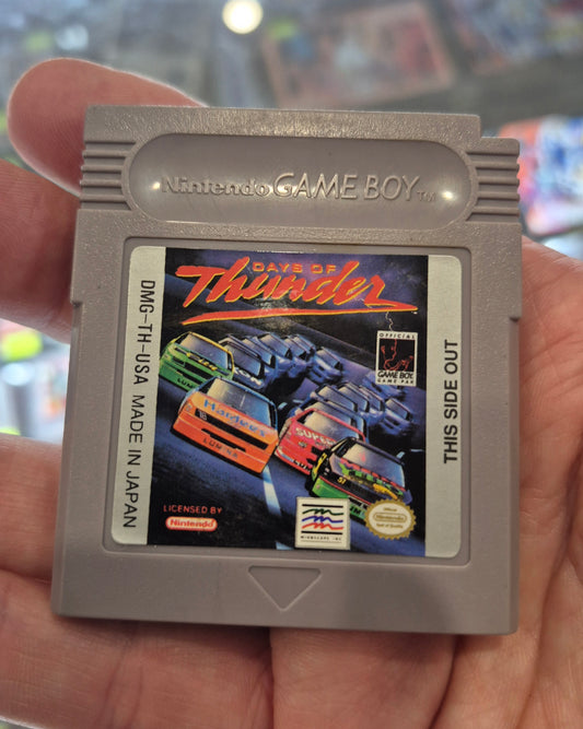 Days of Thunder (Nintendo US Game Boy, 1992) GBA Cartridge Authentic Clean & Tested