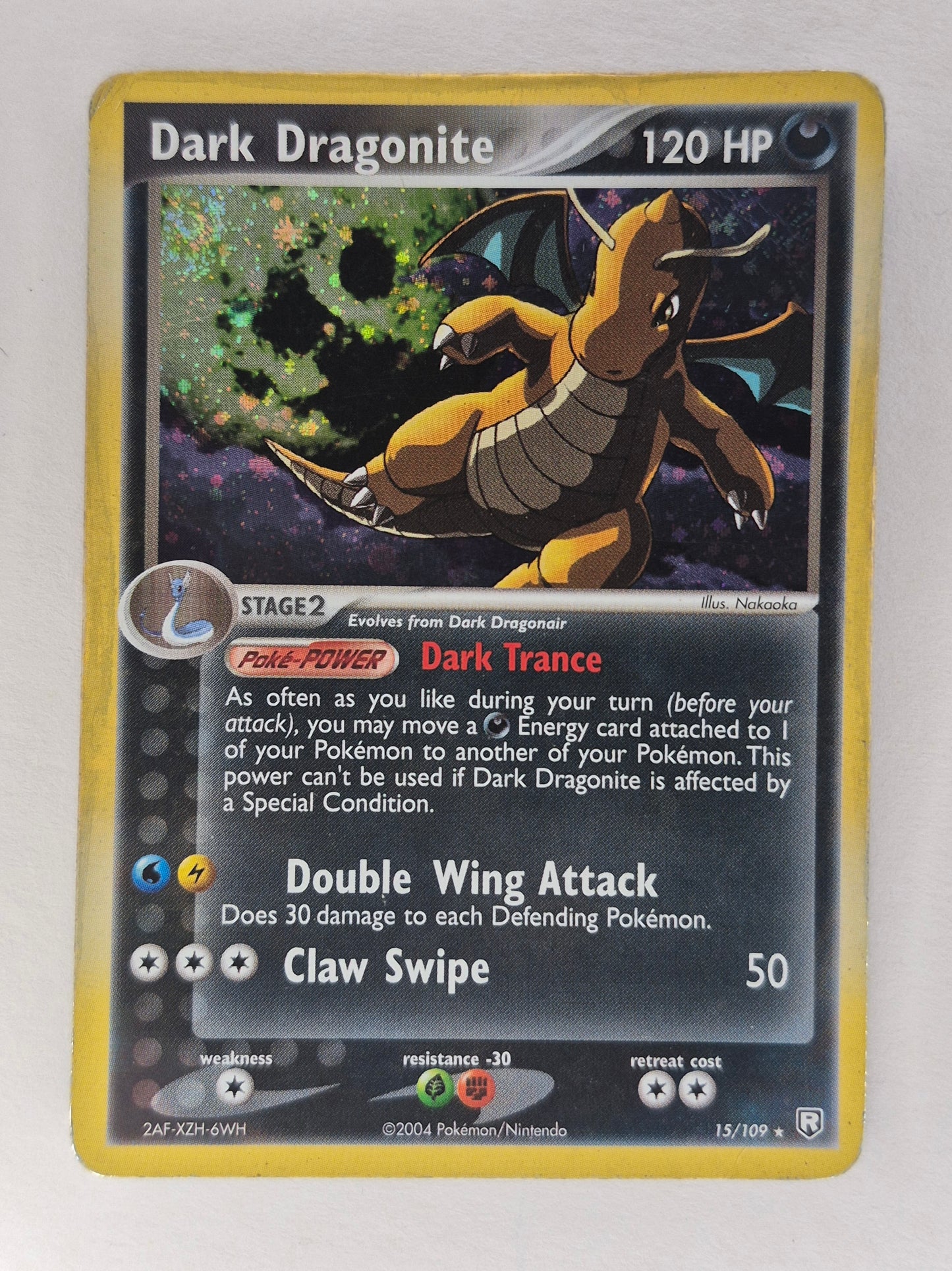 Dark Dragonite 15/109 Pokemon Team Rocket Returns *HOLO* HP / DMG