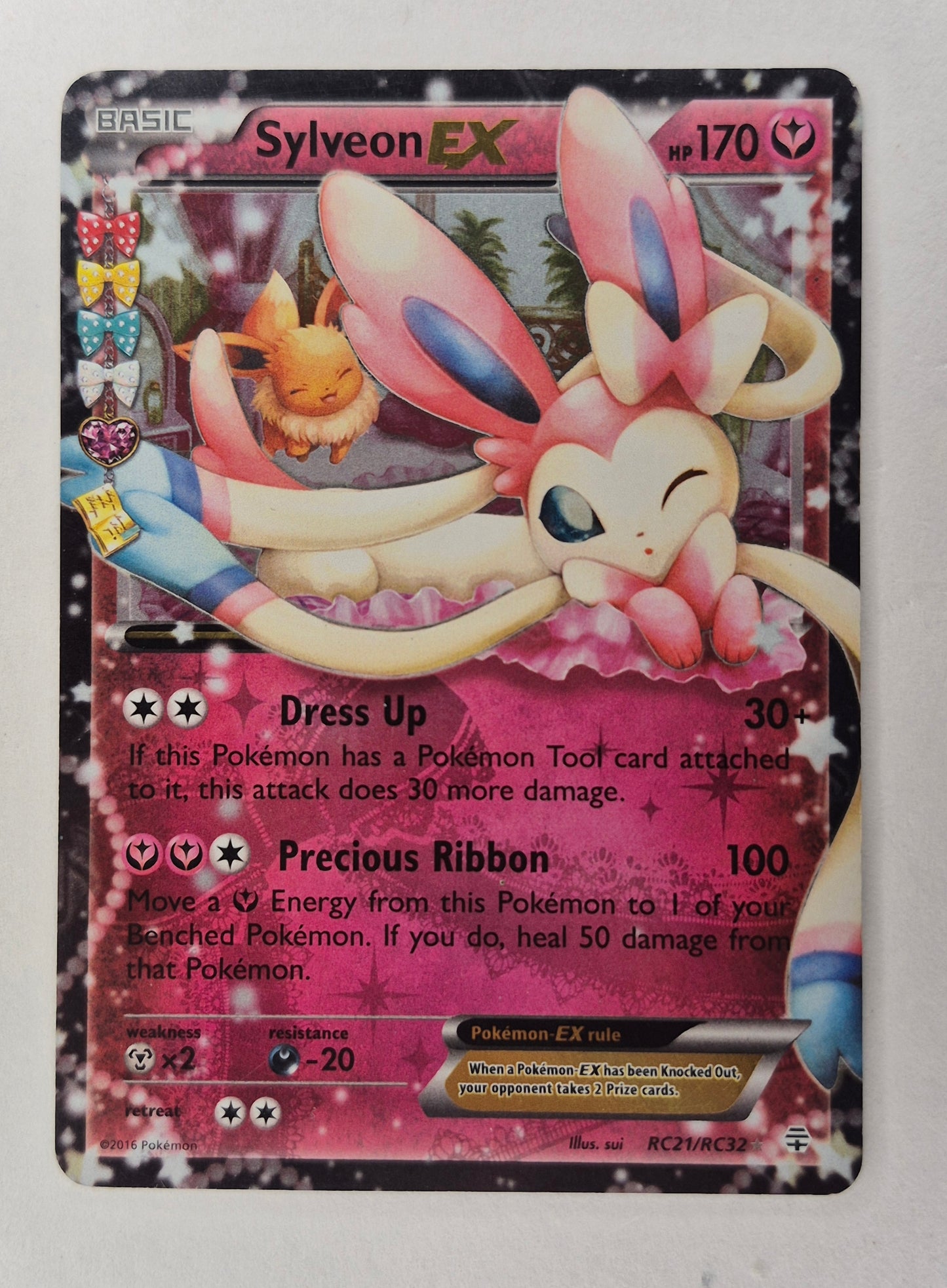 Sylveon EX  RC21/RC32  XY Generations Holo Ultra Rare Pokemon Card MP