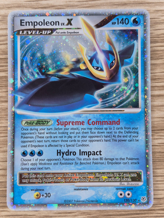 Pokémon TCG Empoleon LV.X Diamond & Pearl 120/130 Holo Rare Holo LV.X LP