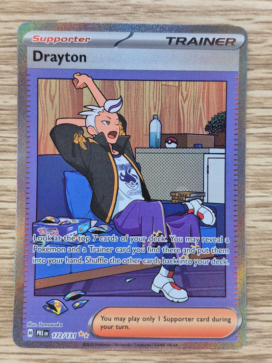 Drayton 172/131 Prismatic Evolutions Special Illustration Rare Pokemon TCG NM
