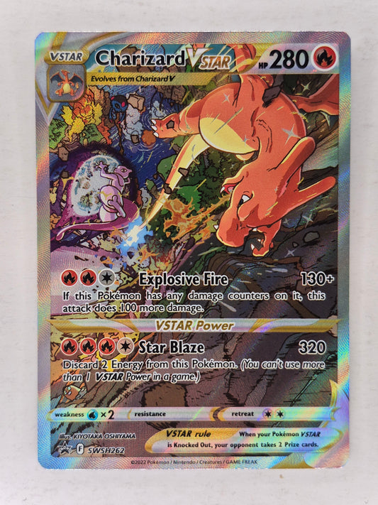 2022 Pokemon Black Star Promo SWSH262 Charizard Vstar Full Art