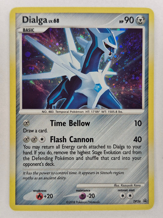 2008 Dialga DP26 Diamond & Pearl - Promo Holo Pokemon Card LP