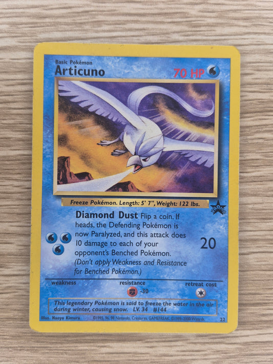 2000 Pokémon #22 Articuno Black Star Promo MP