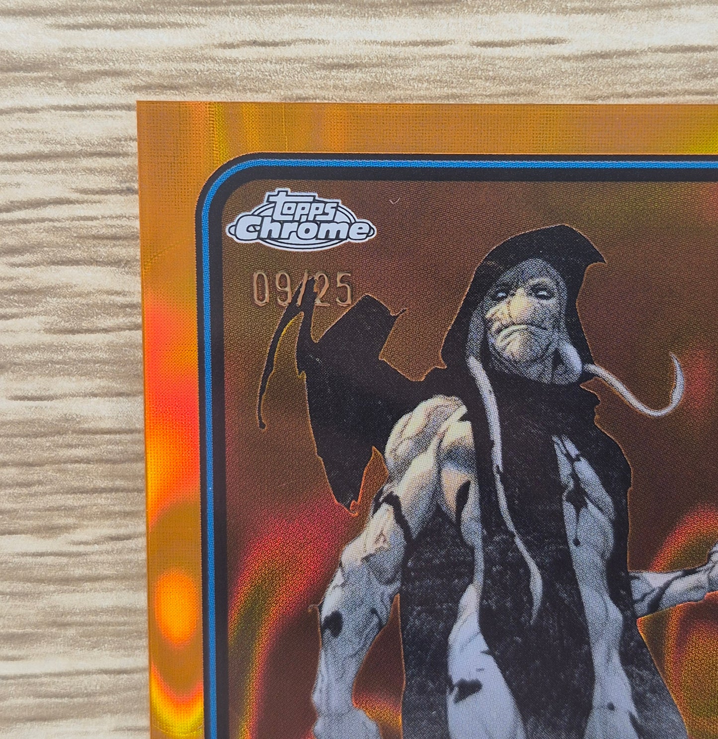 2025 Topps Chrome Marvel GORR Orange Lava Refractor 09/25 NR MT