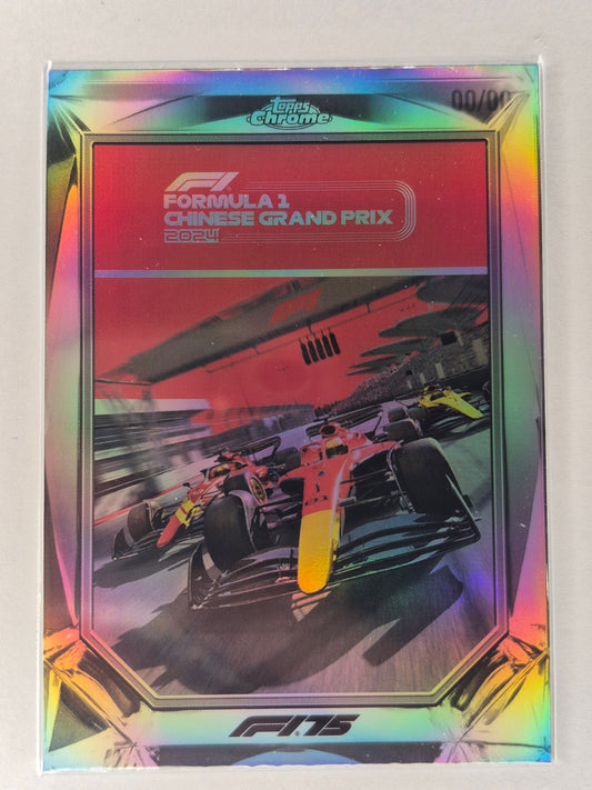 2025 Topps Chrome F1 Diamond Drives Chinese Grand Prix F175-6 00/00