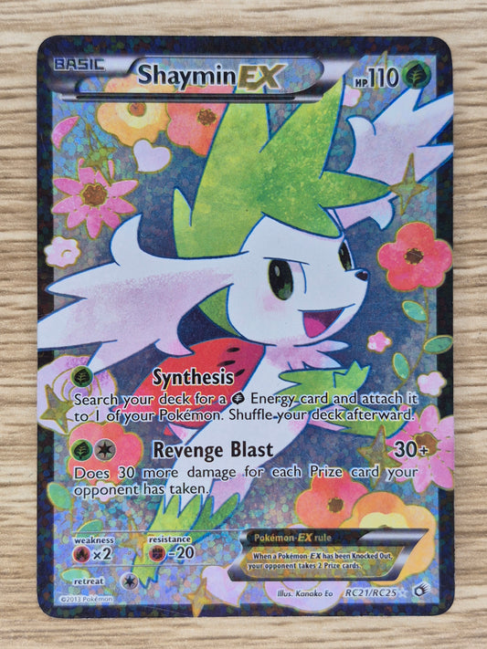 Pokémon TCG Shaymin-EX Legendary Treasures Rc21/Rc25 Full Art MP