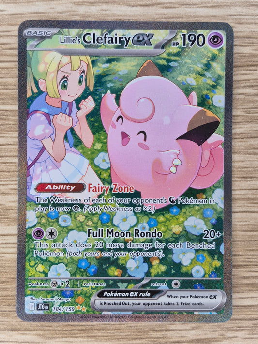 Lillie's Clefairy ex 184/159 SIR - Journey Together - Pokemon TCG *M/NM*