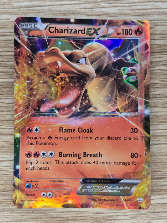 Charizard EX 11/83 XY Generations 20th Anniversary Ultra Rare Holo Pokemon LP