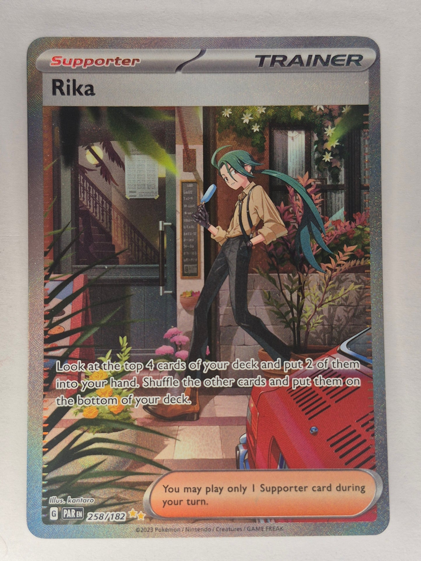Rika 258/182 Special Illustration Rare | Paradox Rift | Pokemon NM