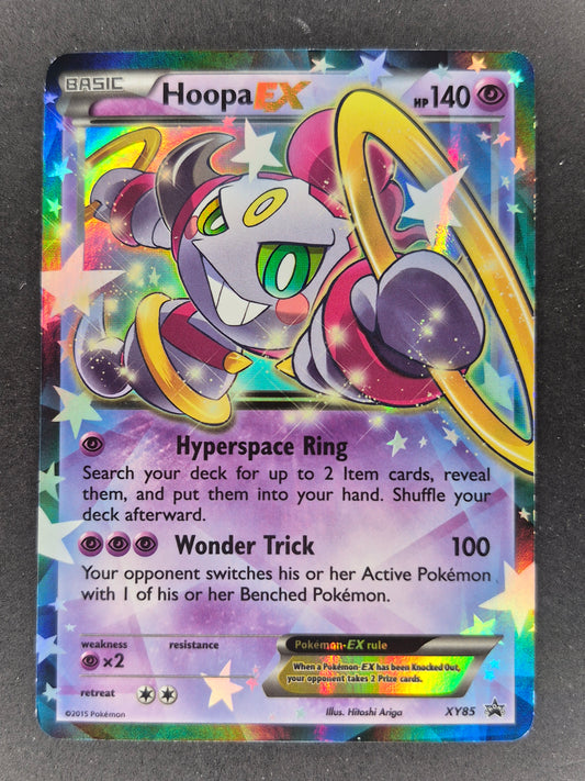 2015 POKEMON XY BLACK STAR PROMO HOOPA EX #XY85 LP