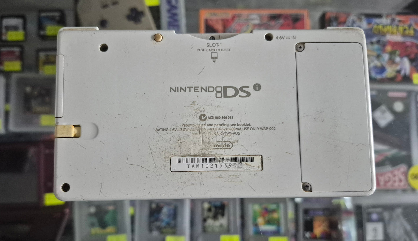 Nintendo DSI White Console GC Inc. USB Charger Screen Good.