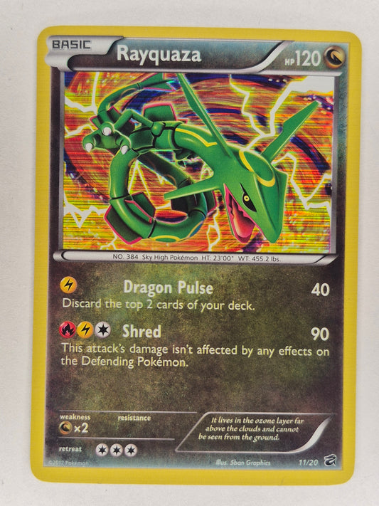 2012 Pokemon Rayquaza 11/20 Dragon Vault Holo LP