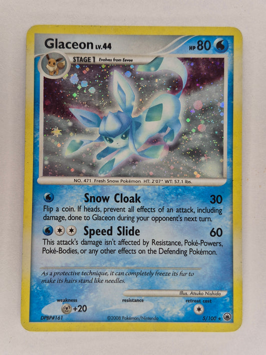 Glaceon 5/100 Holo  - HP | Majestic Dawn | Pokemon TCG - 2008