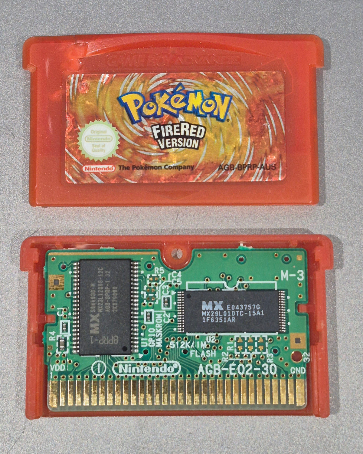 Pokemon Game Boy Advance Fire Red Version AUS PAL Tested (sml dint in cart)