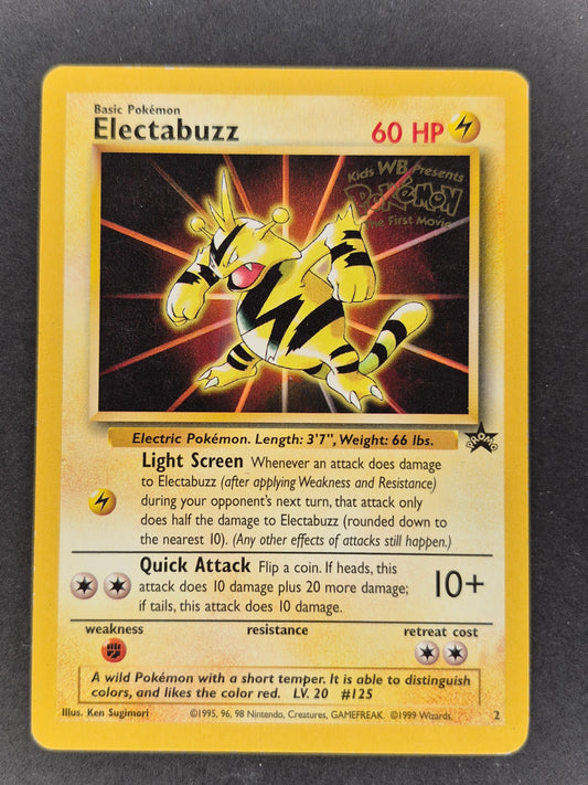 Electabuzz Promo 2 Rare Kids WB Pokemon the First Movie 1999 - MP