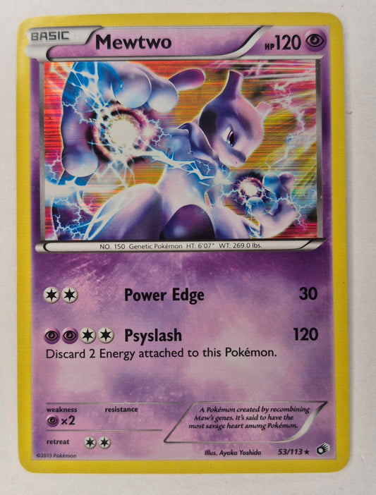 Mewtwo  53/113 - Legendary Treasures- Black & White - Pokemon TCG - LP