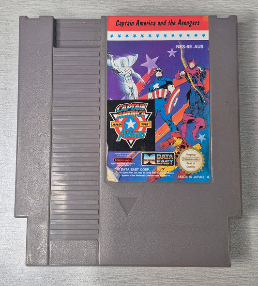 Captain America and the Avengers Nintendo NES PAL Cartridge  - TESTED