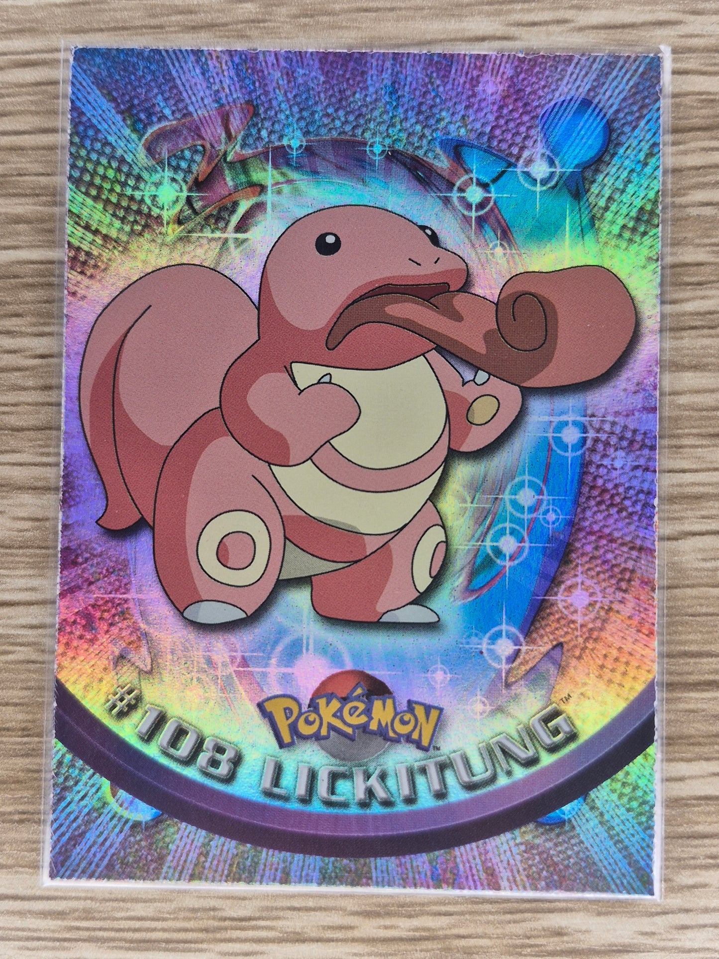 2000 Topps Pokémon Blue Label #108 Lickitung Holo NM