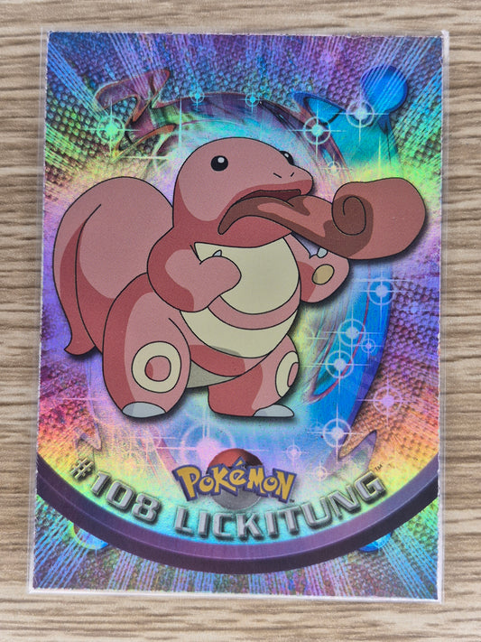 2000 Topps Pokémon Blue Label #108 Lickitung Holo NM