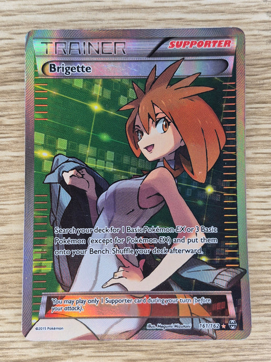 Pokémon TCG Brigette Breakthrough 161/162 Holo Full Art Ultra Rare HP