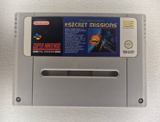 Wing Commander: The Secret Missions - Super Nintendo (SNES) [PAL] Tested