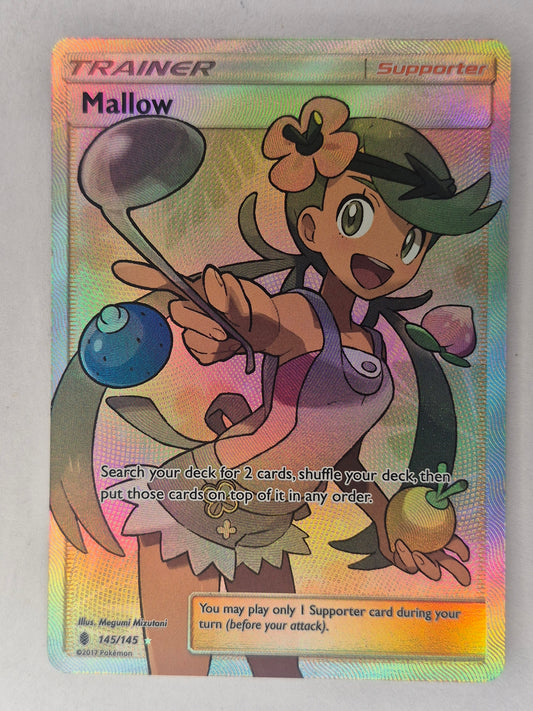 Pokemon 2017 Mallow Full Art Trainer Guardians Rising 145/145 LP/MP