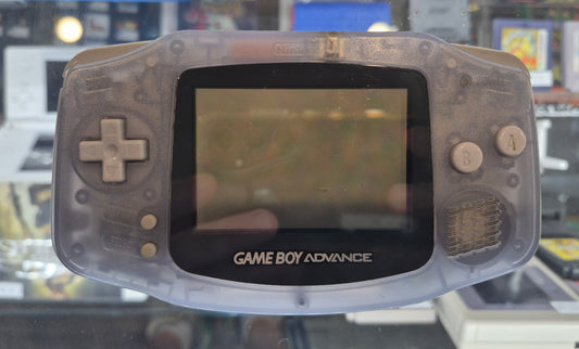 Original Game Boy Advance GLACIER Clear Console NINTENDO USA AGB-001