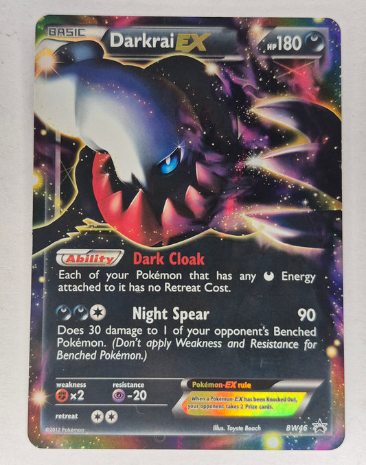 2012 Pokémon Darkrai EX BW46 Black Star Promo LP