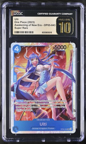 2023 One-Piece OP05-043 ULTI Super Rare CGC PRISTINE 10