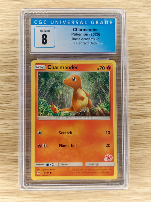 Pokemon 2020 Charmander Battle Academy Charizard Deck 18/147 CGC 8