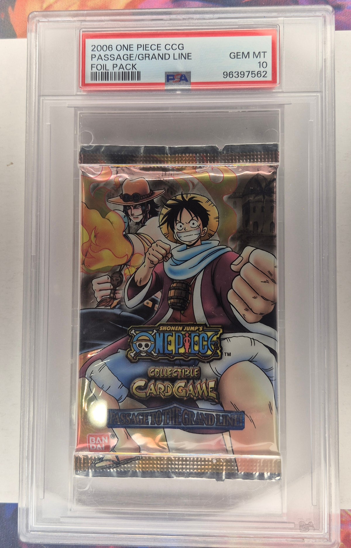 2006 One-Piece CCG Passage to the Grand Line Foil Pack PSA 10(POP 53)