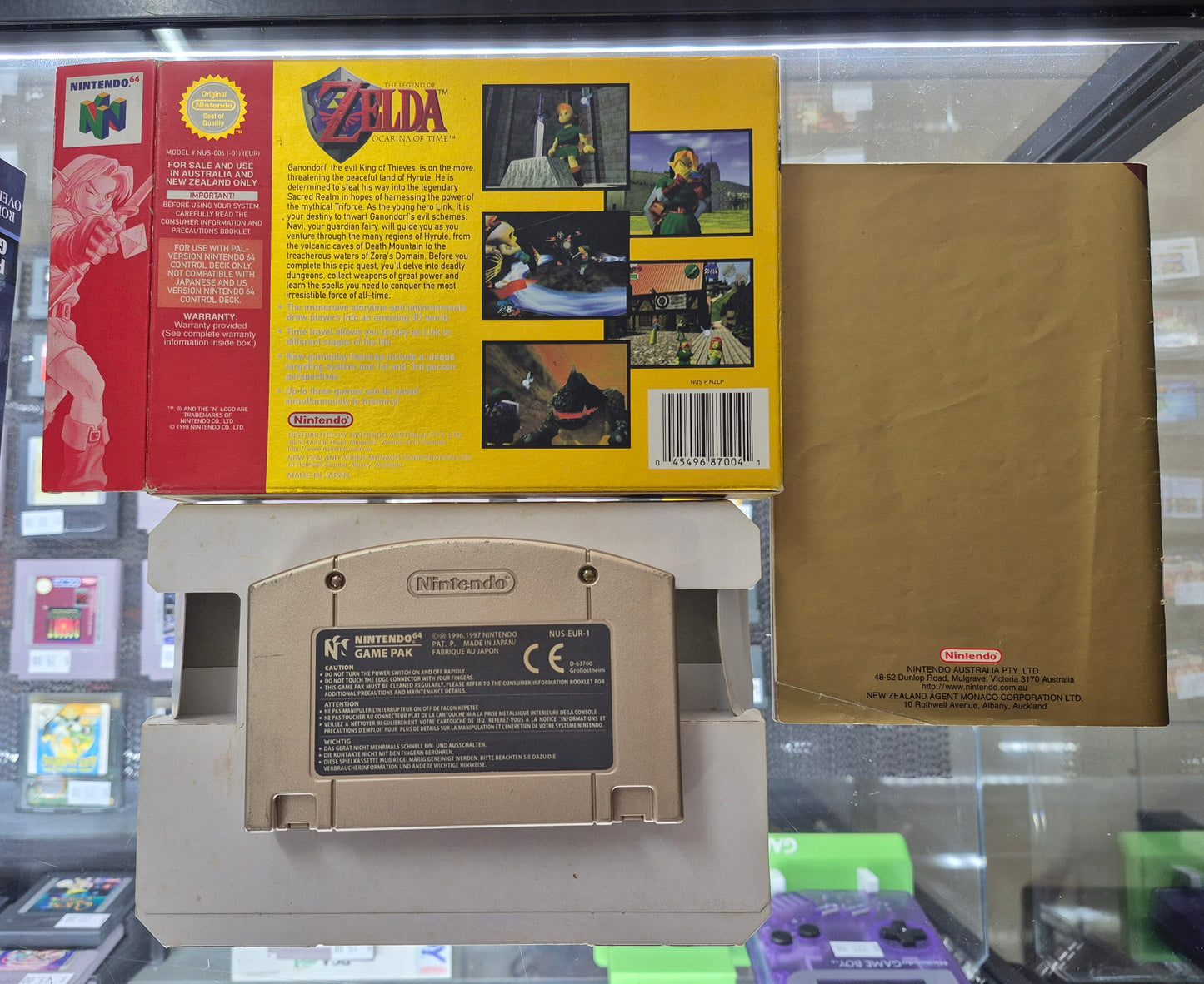 The Legend of Zelda Ocarina of Time Nintendo 64 Game Complete in Box(New Save Battery)