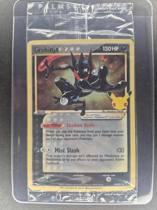 Pokemon 2021 Greninja Celebrations ETB Promo SWSH144 Sealed