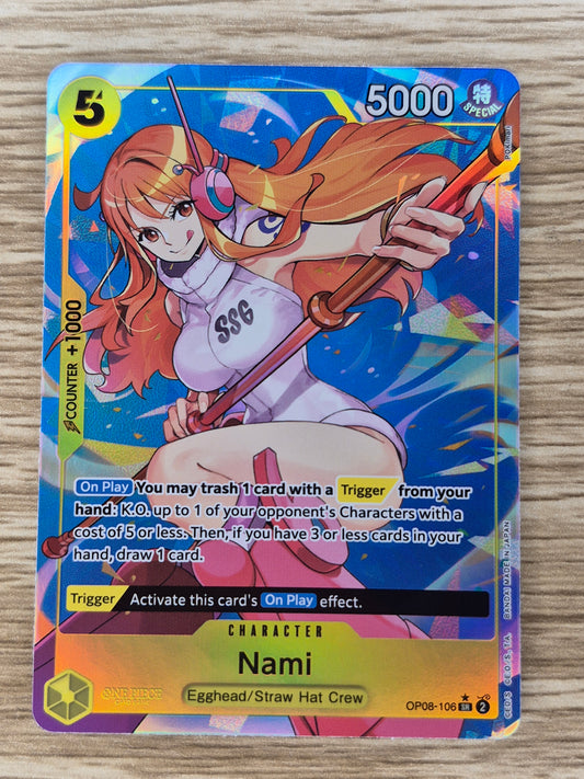 Nami OP08-106 SR Alt Art  English One Piece Two Legends NM-MINT