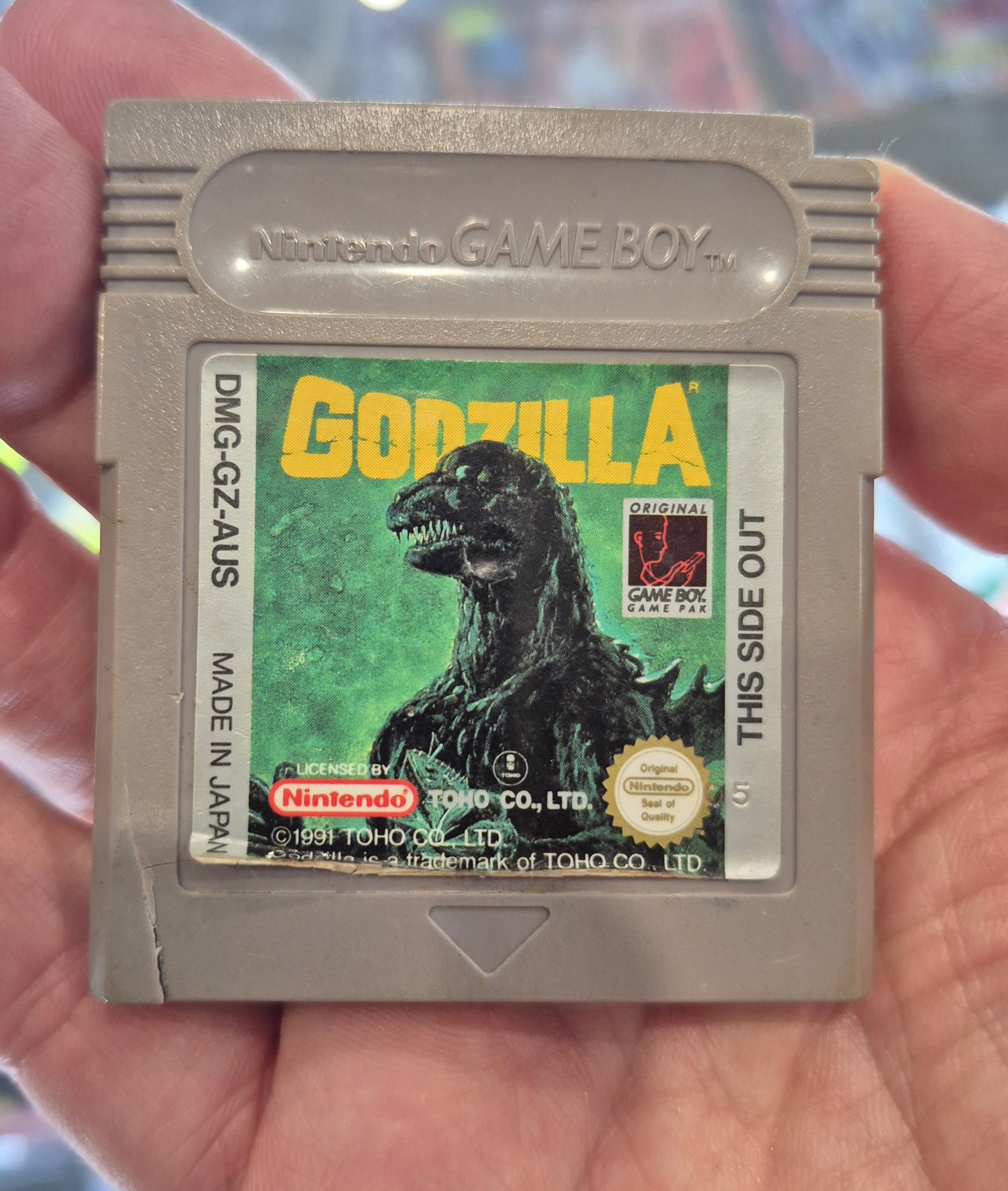 GODZILLA Nintendo Gameboy Game Boy Cartridge Only Rare PAL AUS version Tested